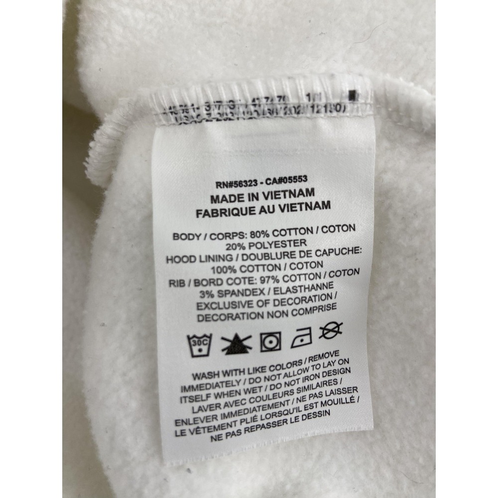 Jordan Hoodie Womens‎ XL White Fleece Jumpman Logo Pullover Basketball Gym - Picture 7 of 7